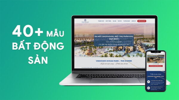 Mẫu web bất động sản