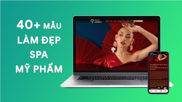 Mẫu web Làm đẹp