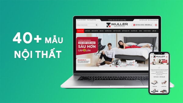 Mẫu web Nội thất