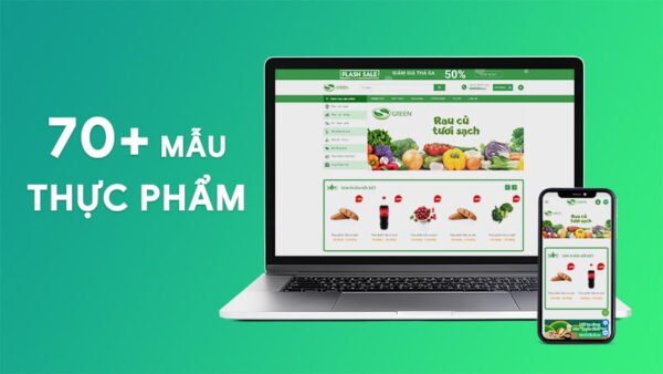 Mẫu web Thực phẩm