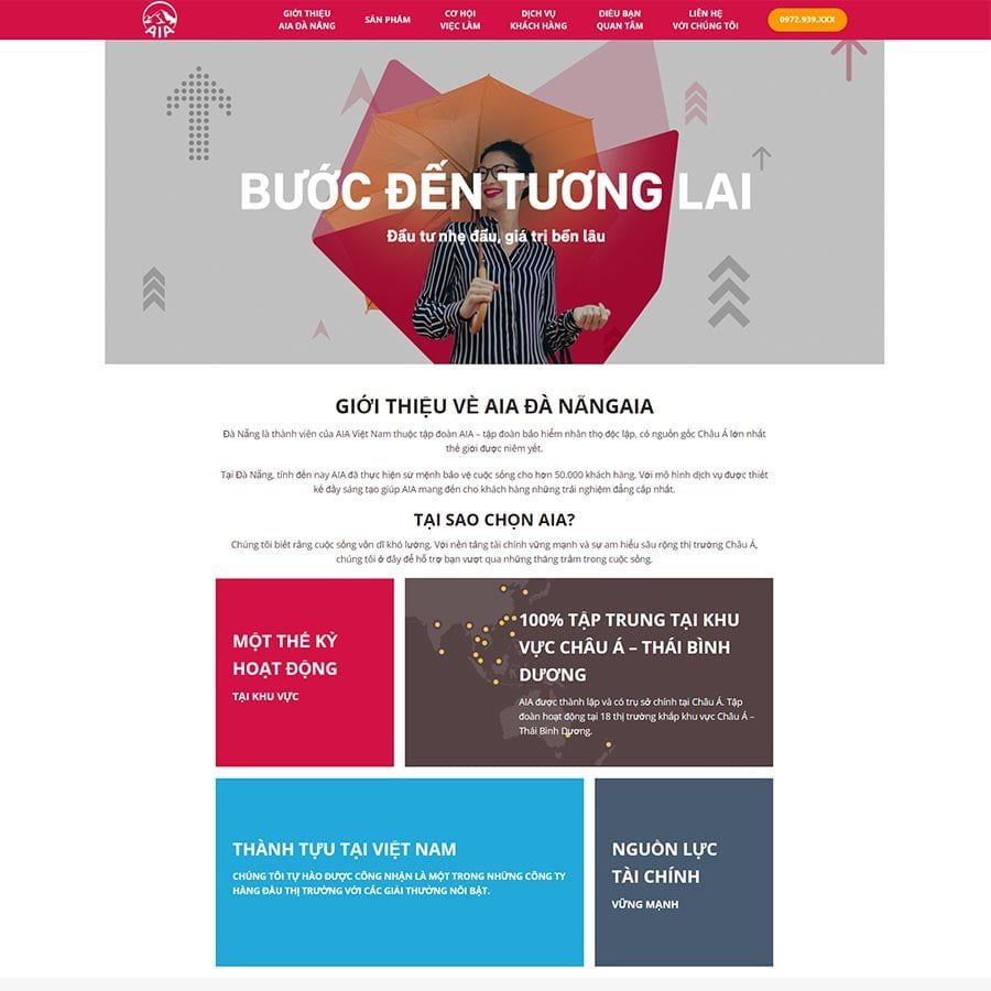 Thiết kế website bảo hiểm 03