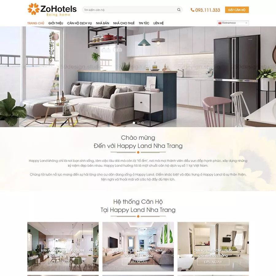 Thiết kế website bất động sản 11