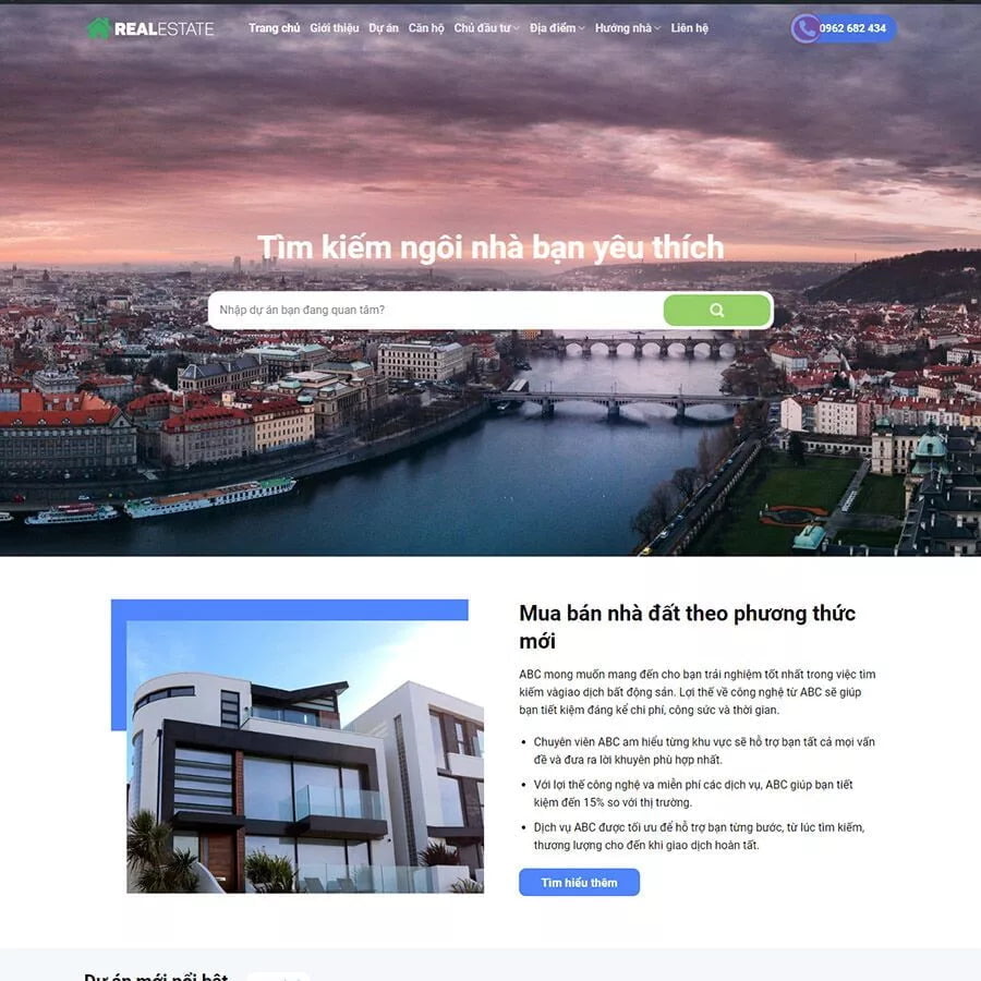 Thiết kế website bất động sản 13