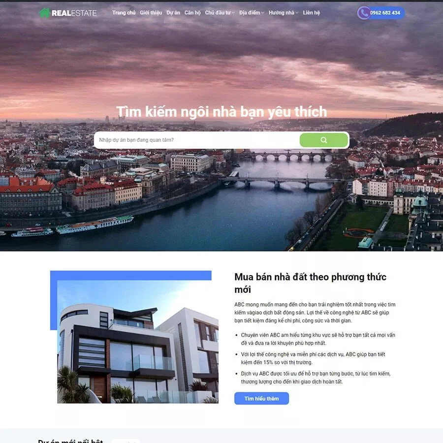 Thiết kế website bất động sản 13