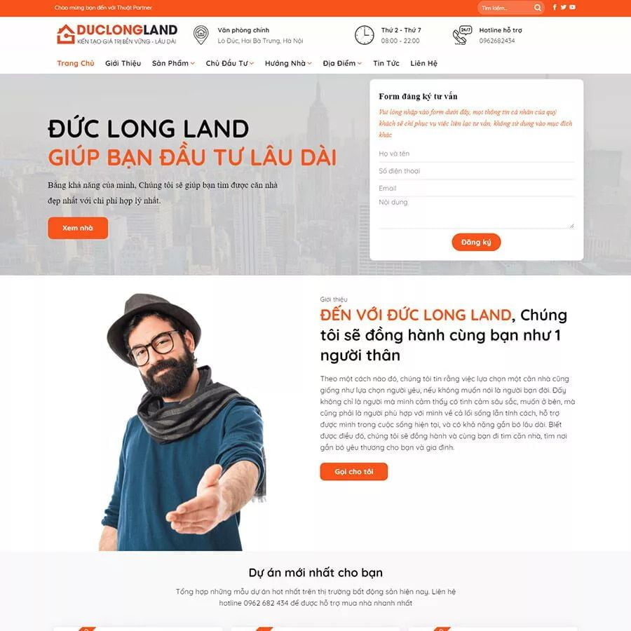 Thiết kế website bất động sản 15