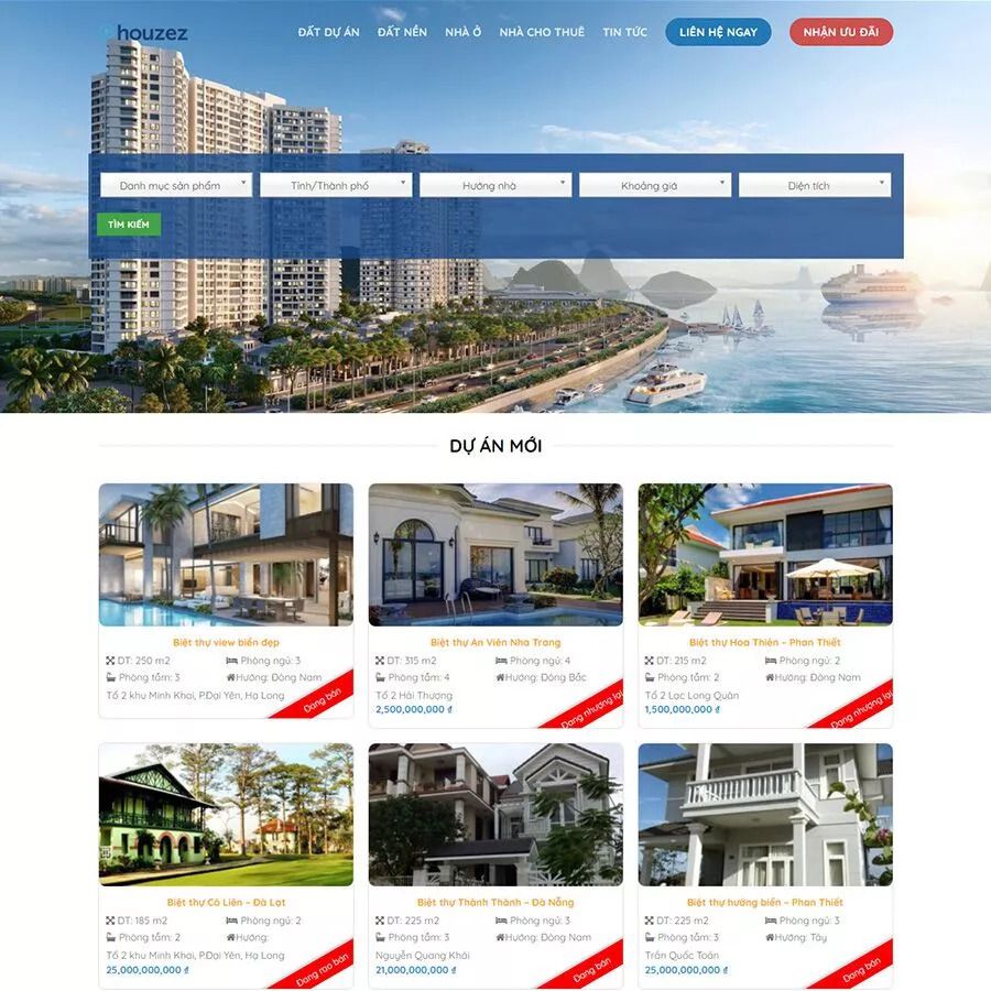 Thiết kế website bất động sản 17