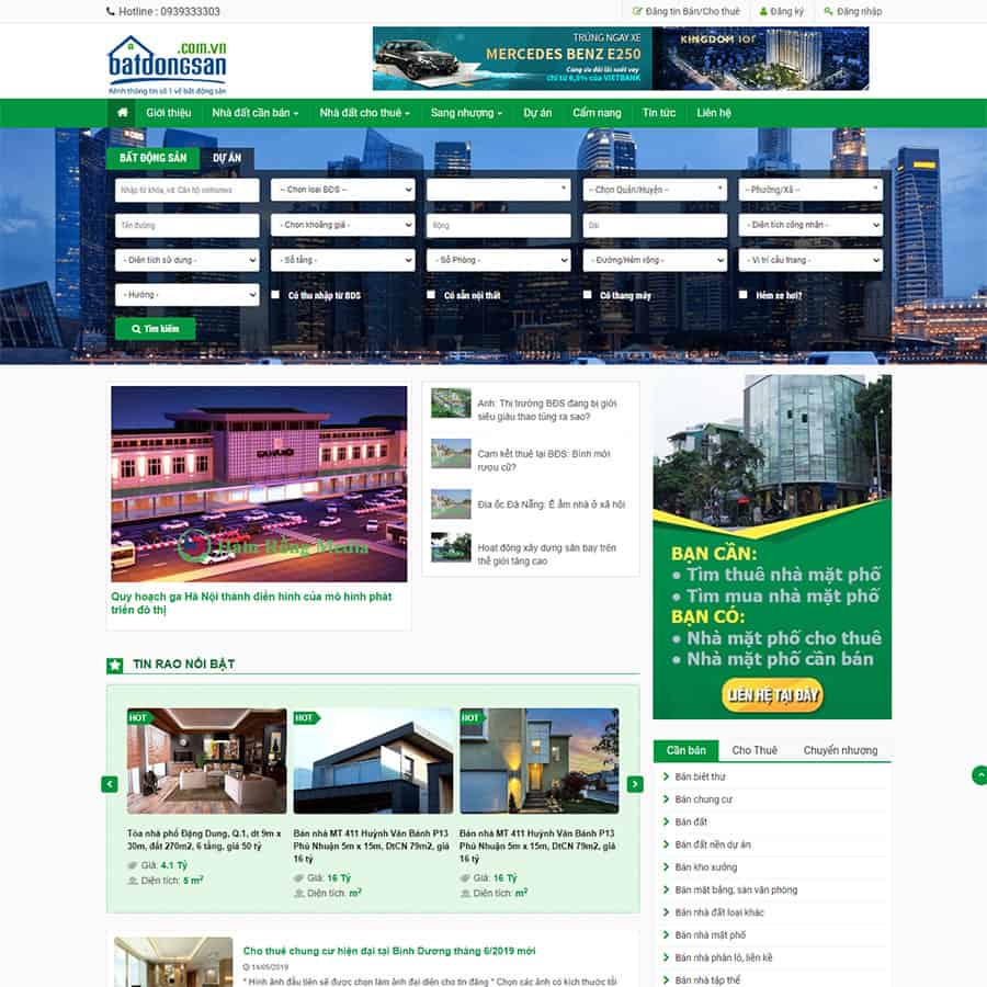 Thiết kế website bất động sản 19