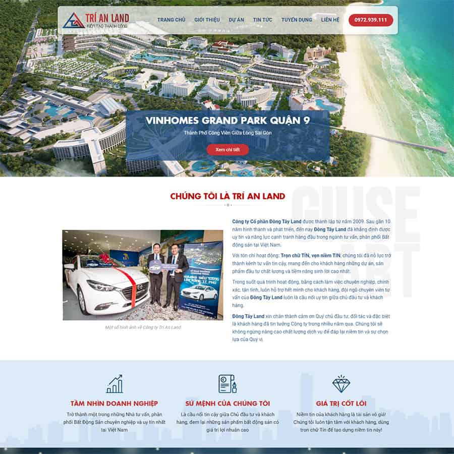 Thiết kế website bất động sản 20