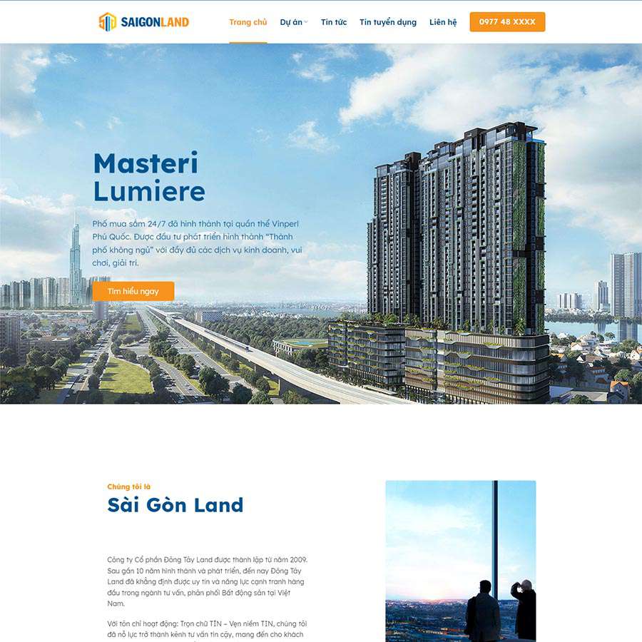 Thiết kế website bất động sản 25