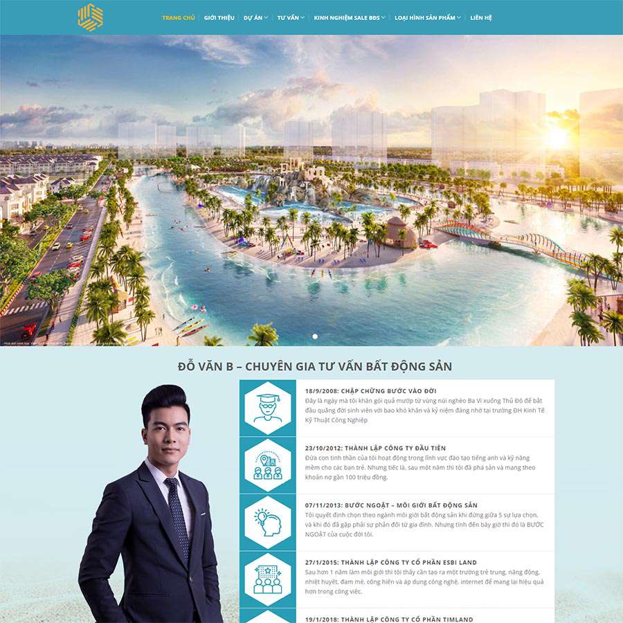 Thiết kế website bất động sản 27