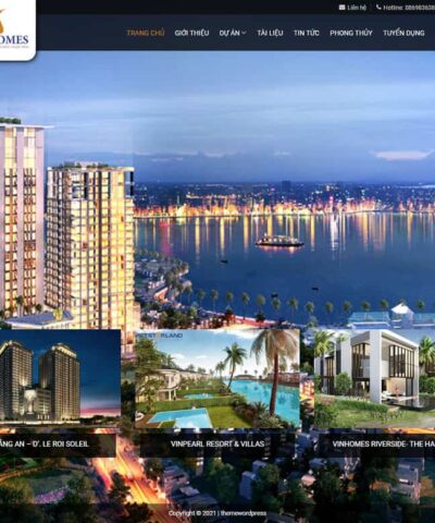 Thiết kế website bất động sản 03