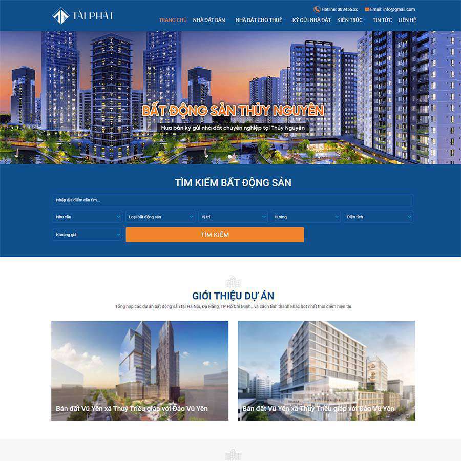 Thiết kế website bất động sản 30