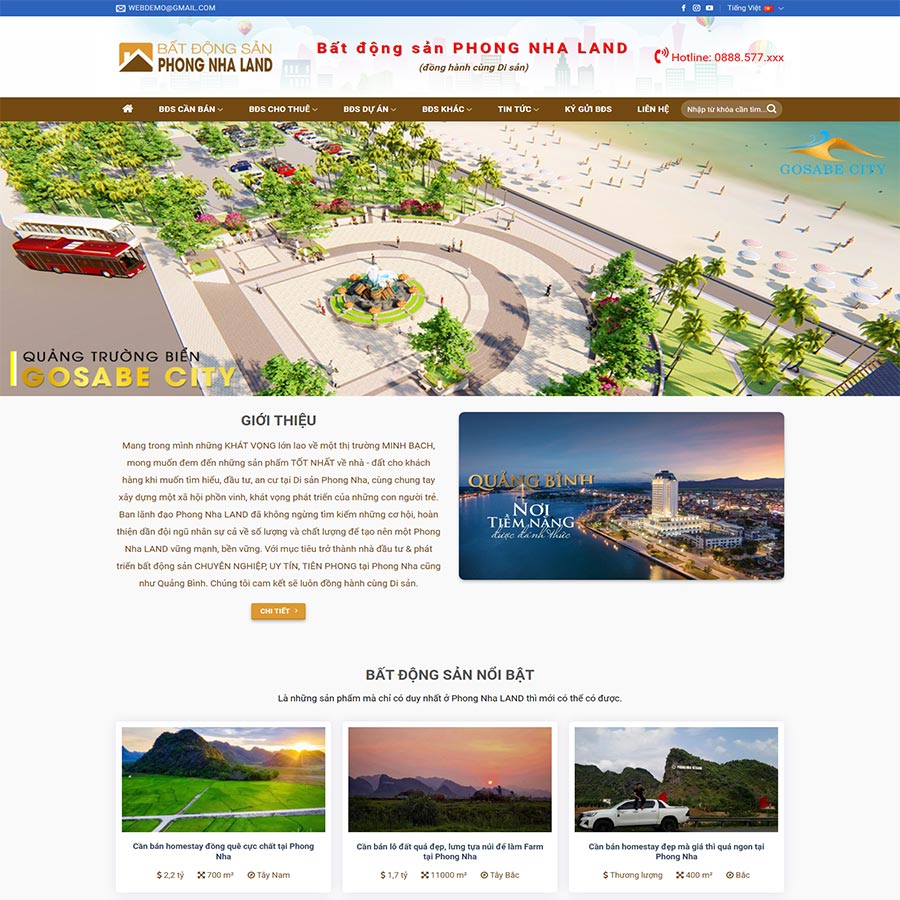 Thiết kế website bất động sản 32