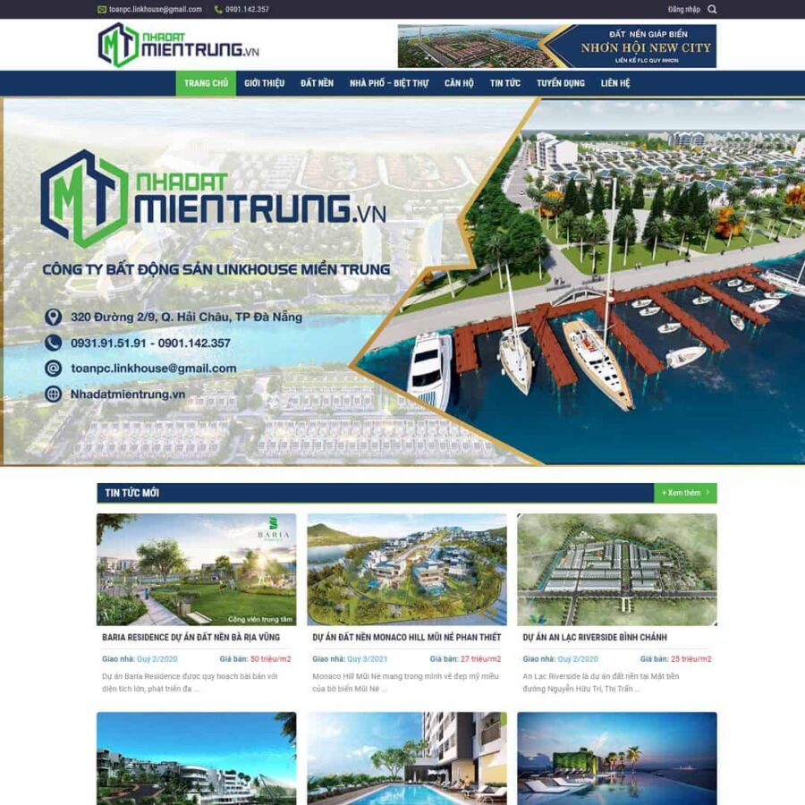 Thiết kế website bất động sản 05