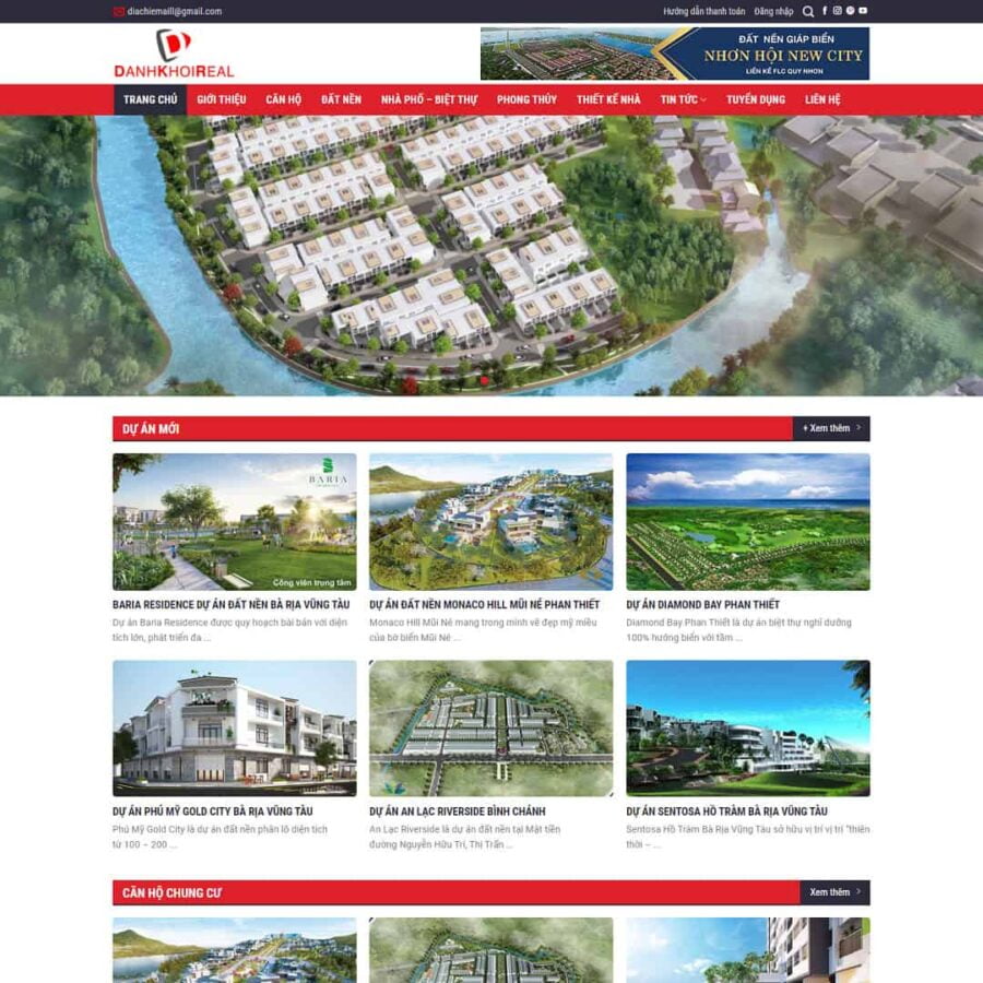 Thiết kế website bất động sản 07