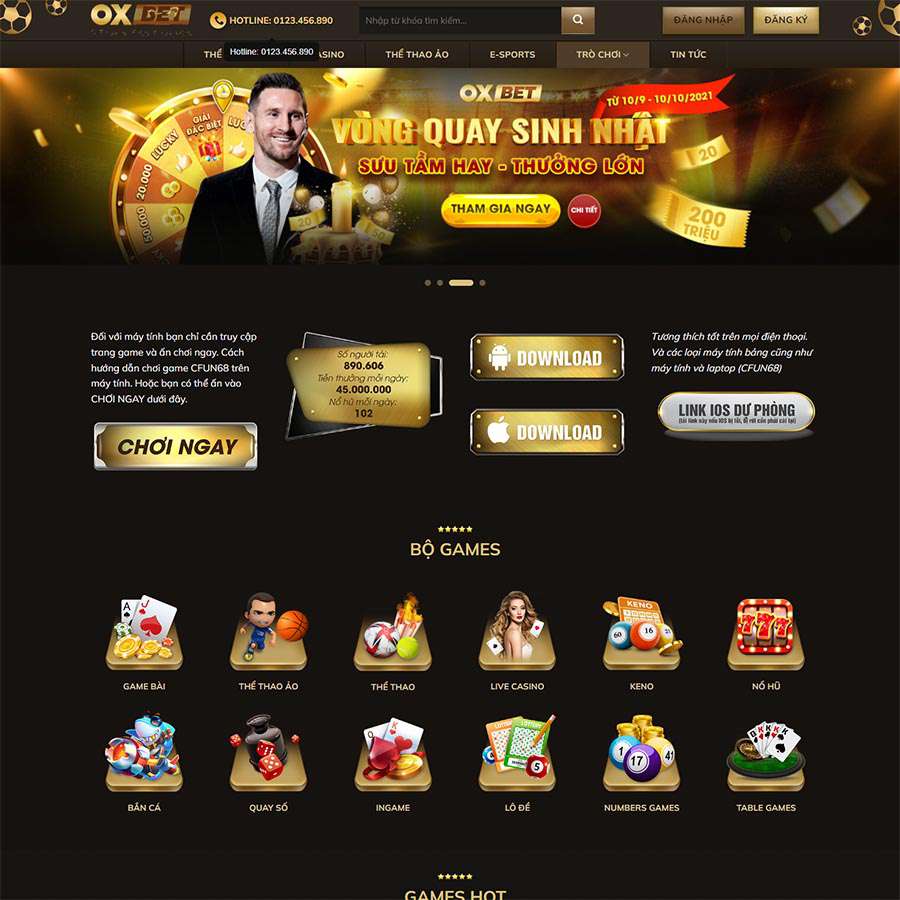 Thiết kế website Kubet