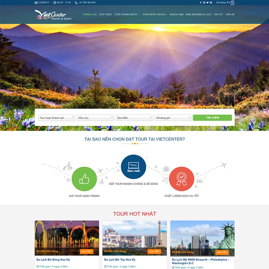 Thiết kế website du lịch 17
