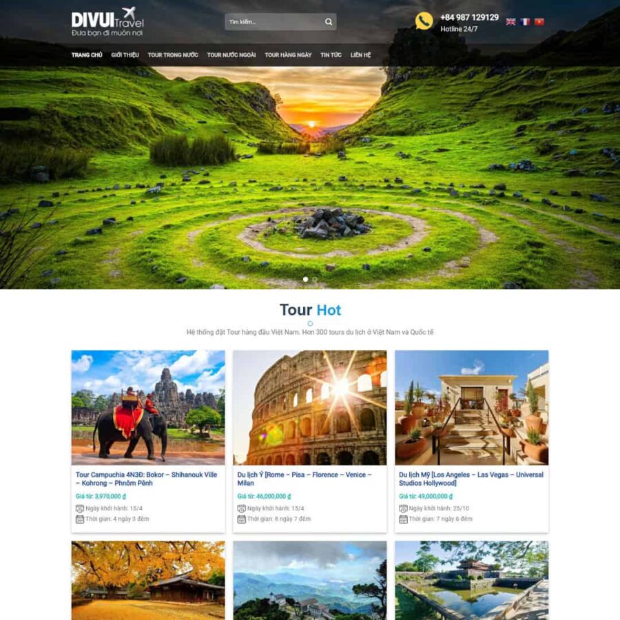 Thiết kế website du lịch 05