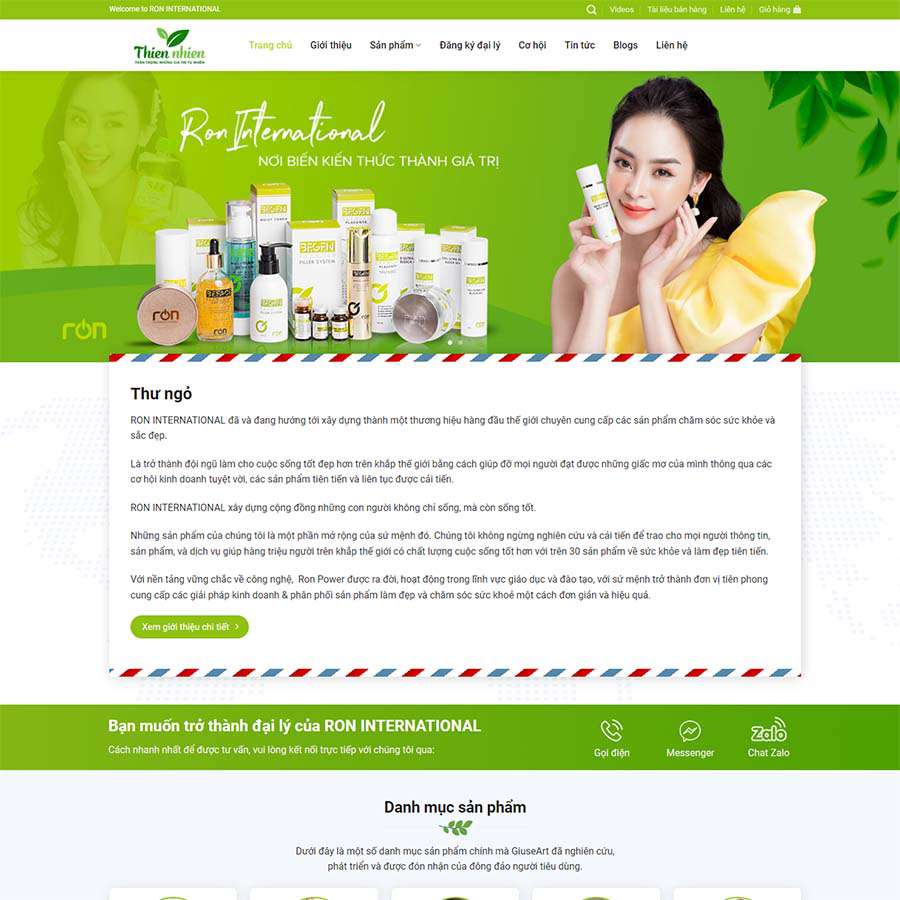 Thiết kế website bán dược phẩm 5