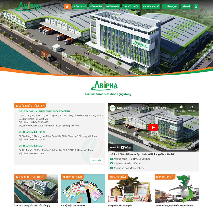 Thiết kế website dược phẩm 07