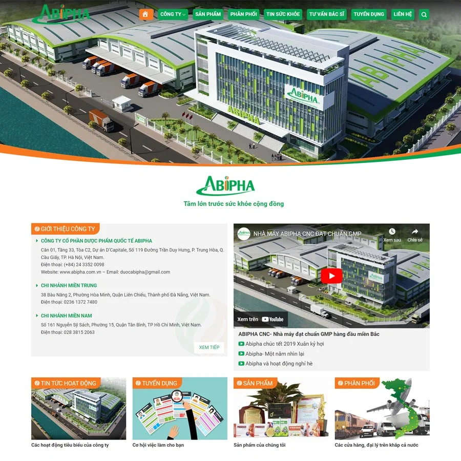 Thiết kế website dược phẩm 07