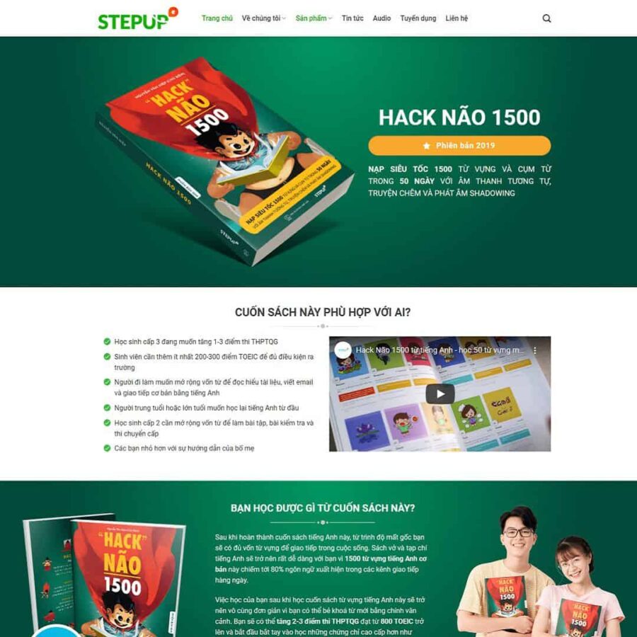 Thiết kế website giới thiệu sách