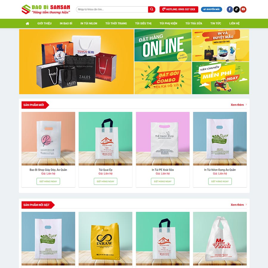 Thiết kế website xưởng in ấn 05