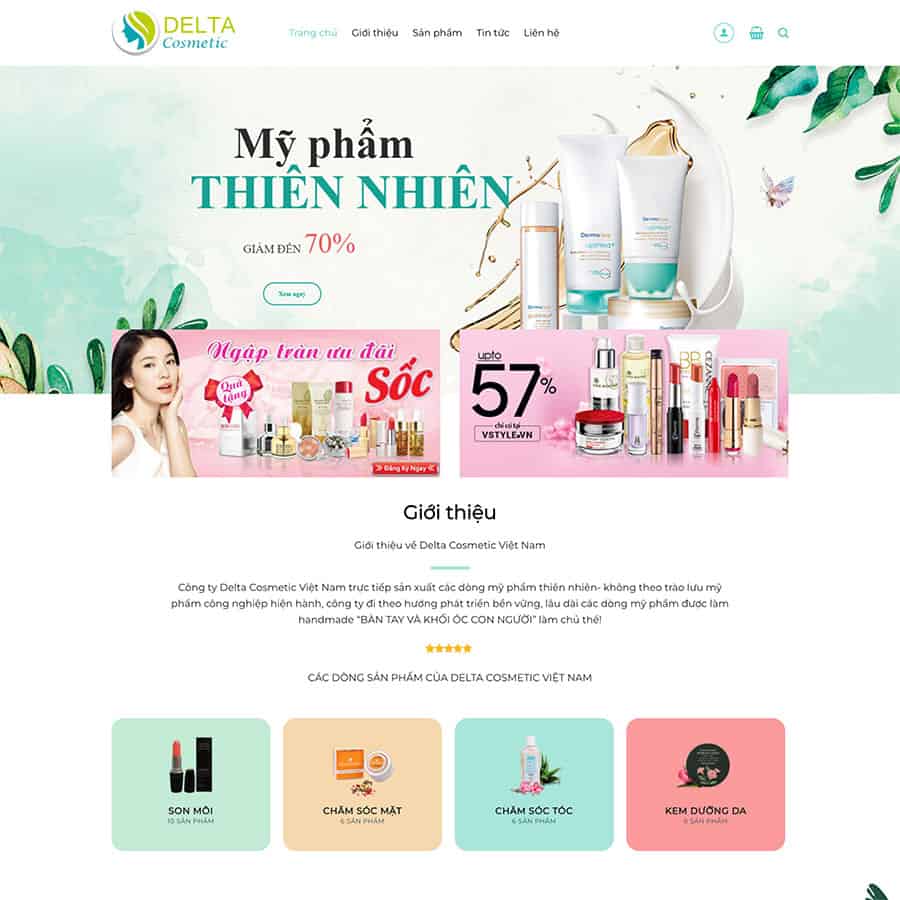 Thiết kế website mỹ phẩm 09