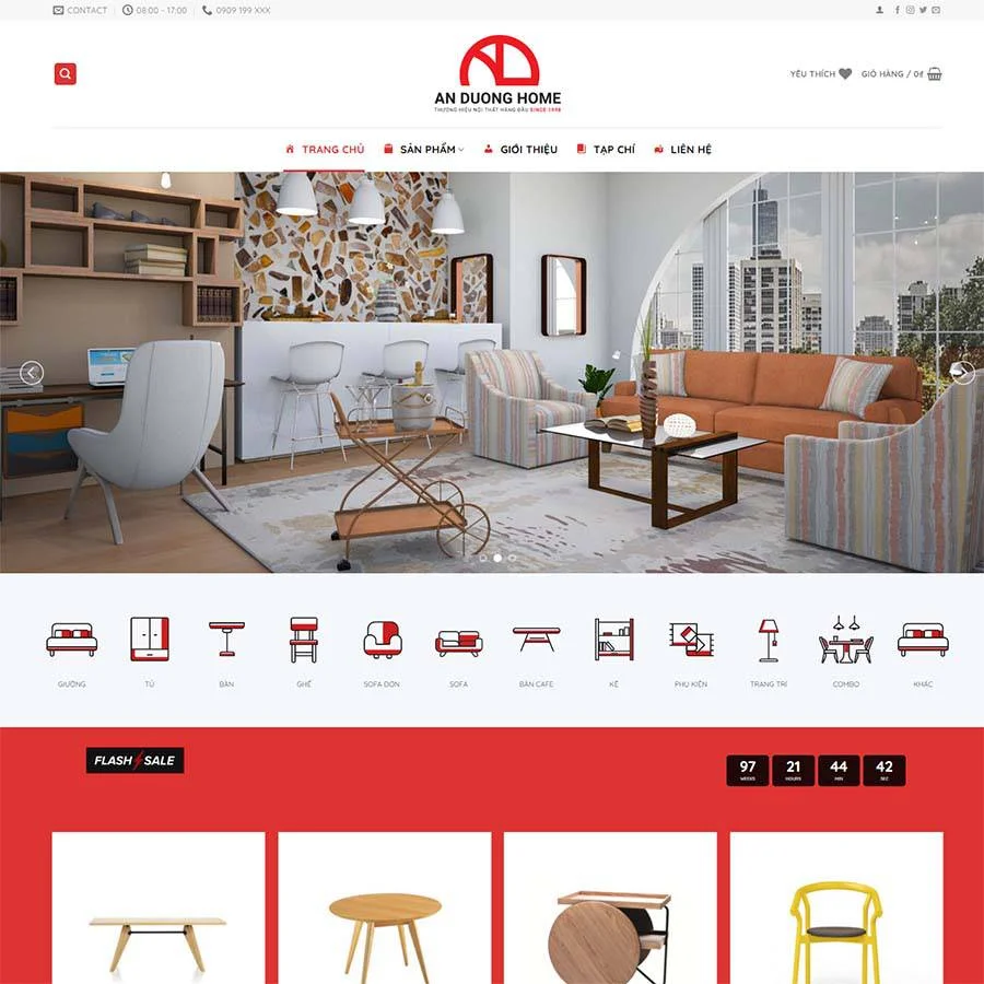 Thiết kế website nội thất 25
