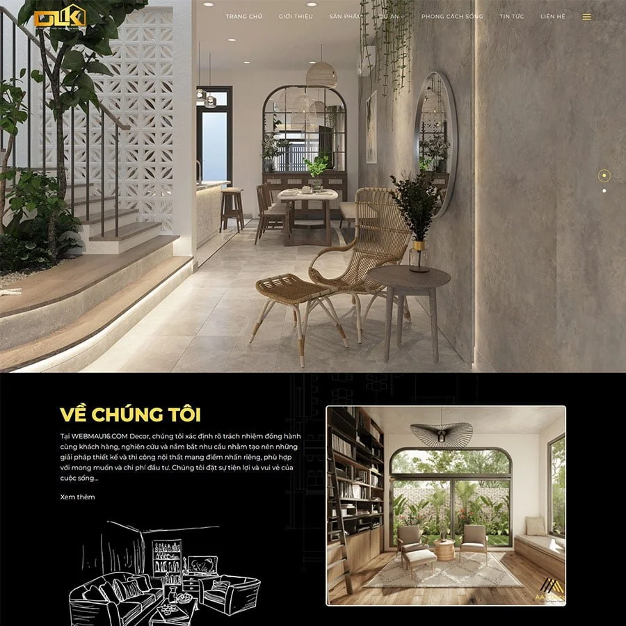 Thiết kế website nội thất 32