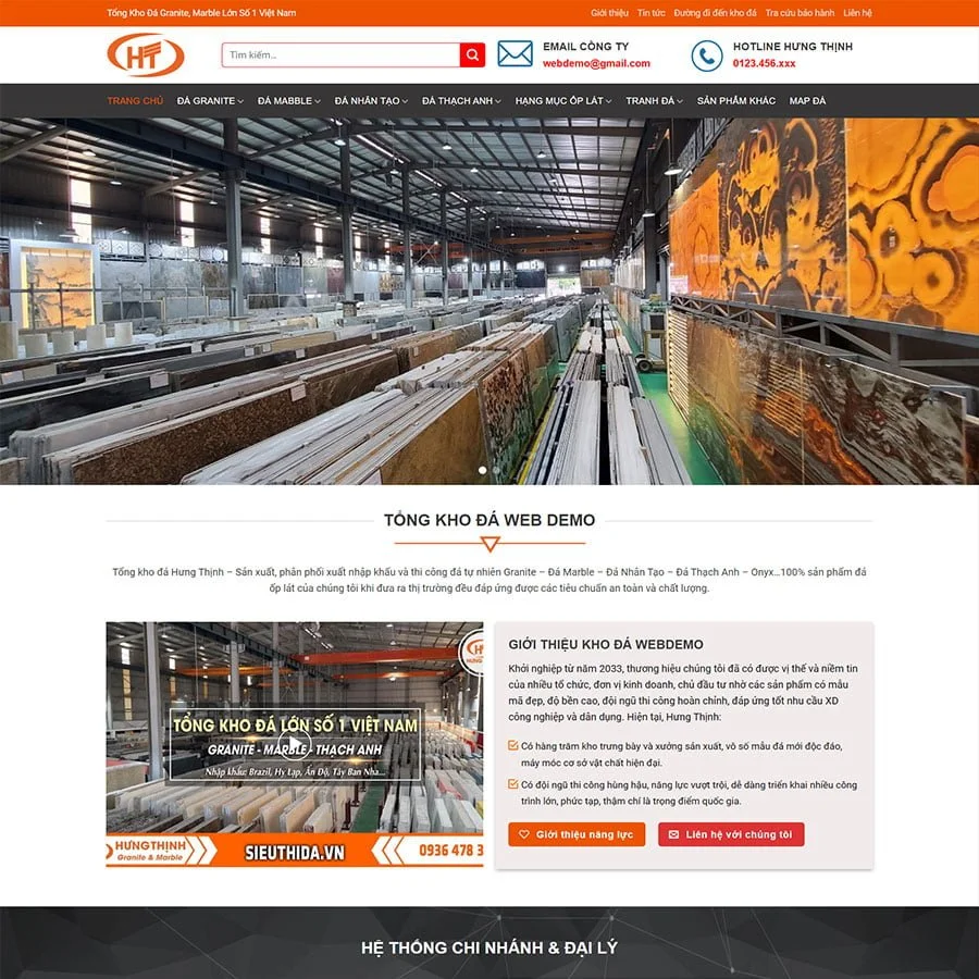 Thiết kế website công ty Agency