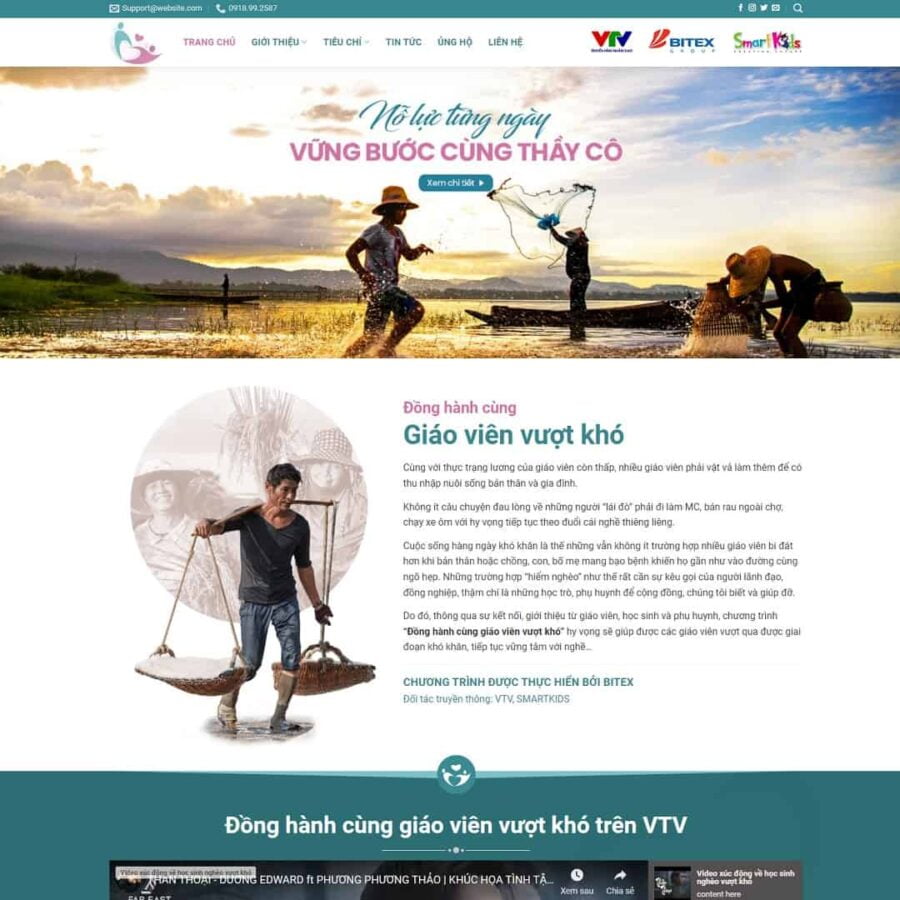 Thiết kế website sự kiện