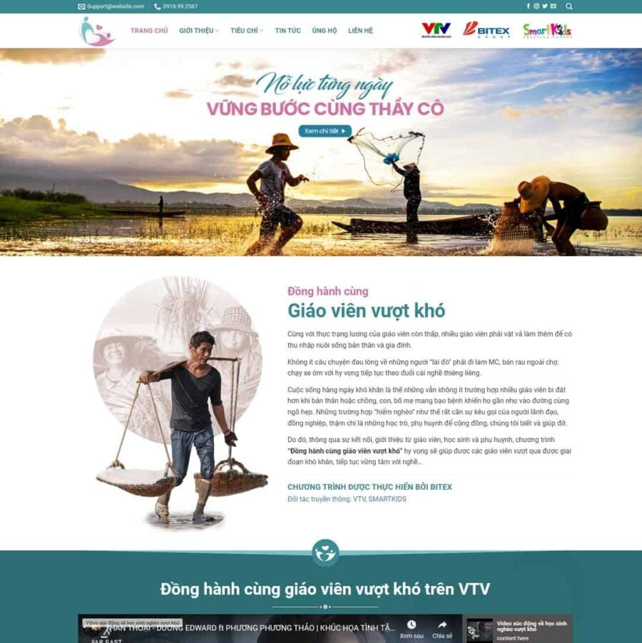 Thiết kế website sự kiện