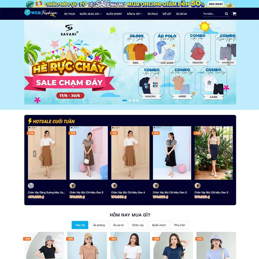 Thiết kế website thời trang cao cấp 06