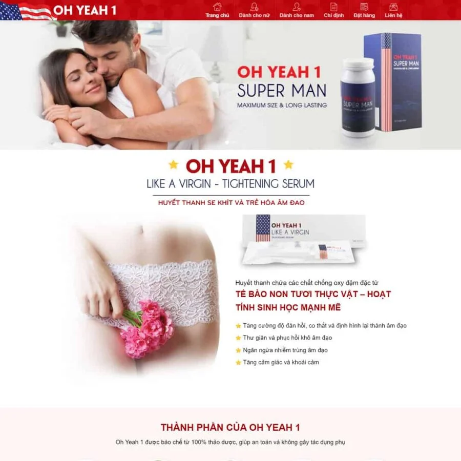 Thiết kế website Landing thực phẩm chức năng 04