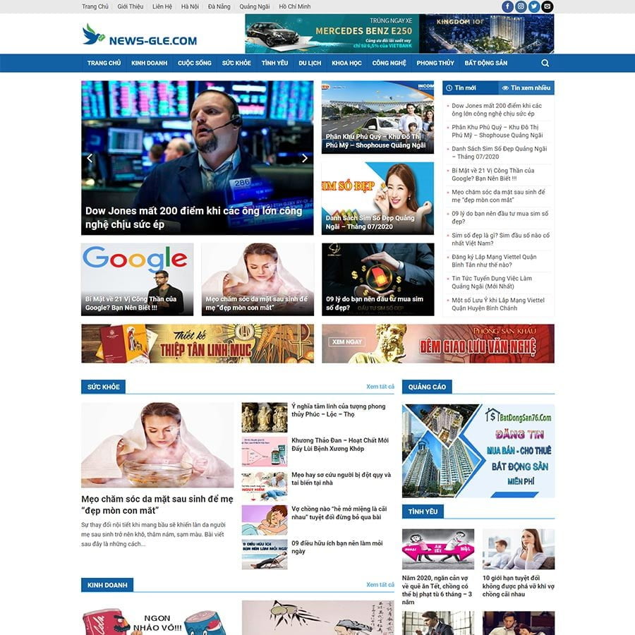 Thiết kế website tin tức 15