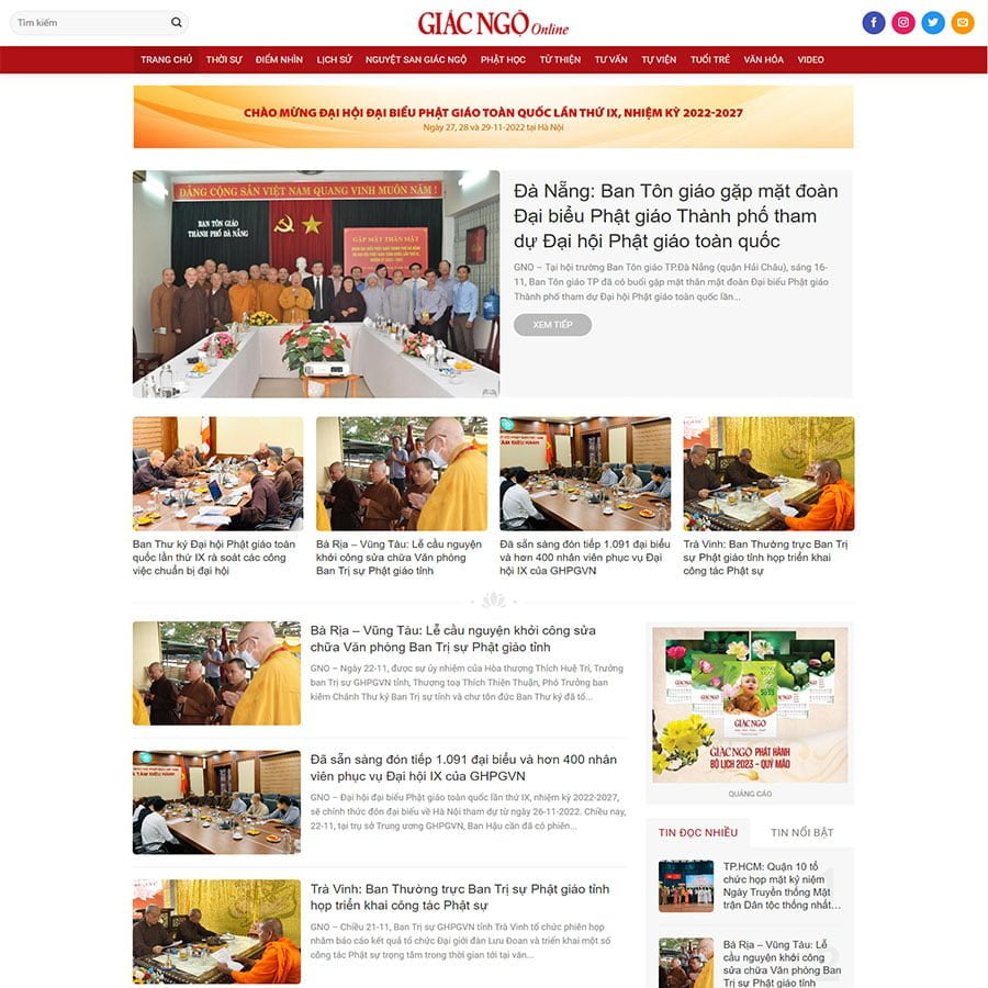 Thiết kế website tin tức 20