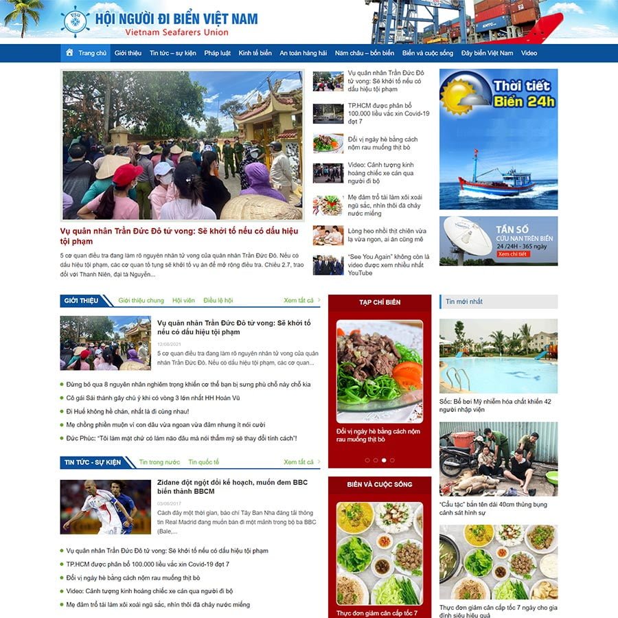 Thiết kế website tin tức 22