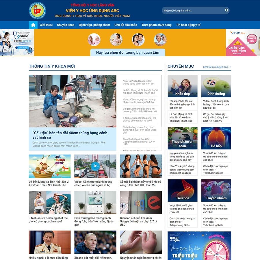 Thiết kế website tin tức 23