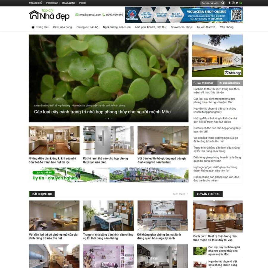Thiết kế website tin tức 04