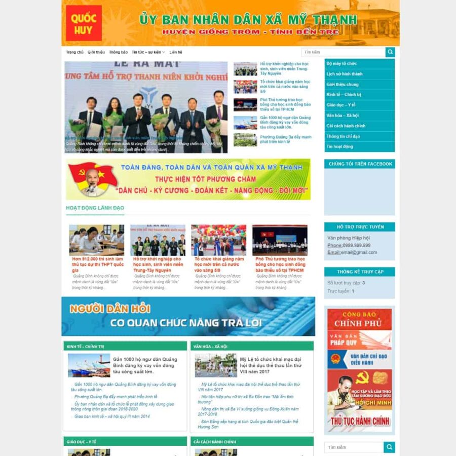 Thiết kế website tin tức 07