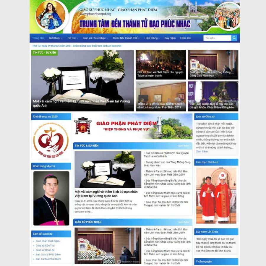 Thiết kế website tin tức 08
