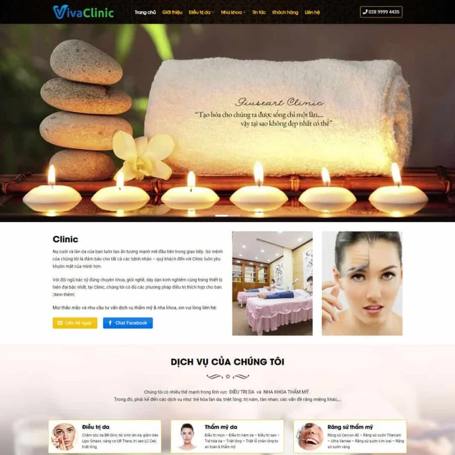 Thiết kế website nha khoa