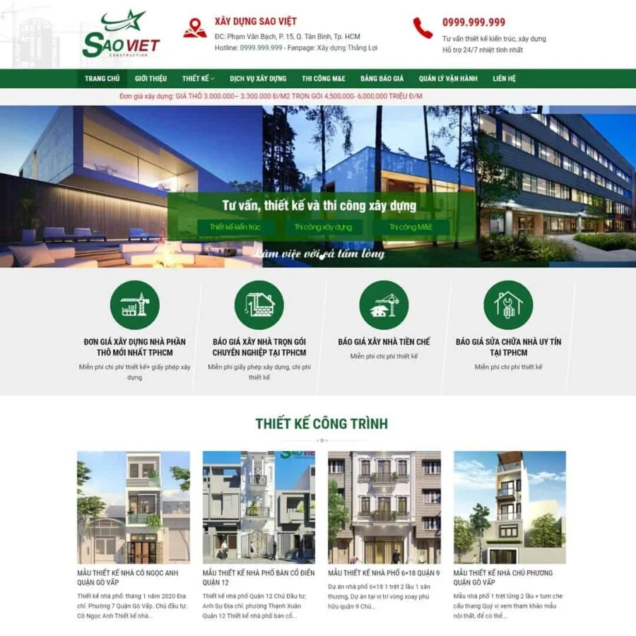 Thiết kế website xây dựng 05