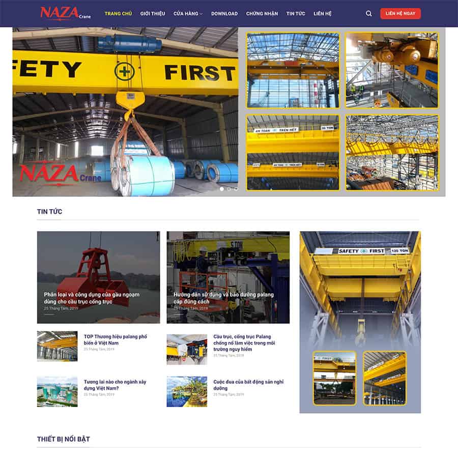 Thiết kế website xây dựng 06