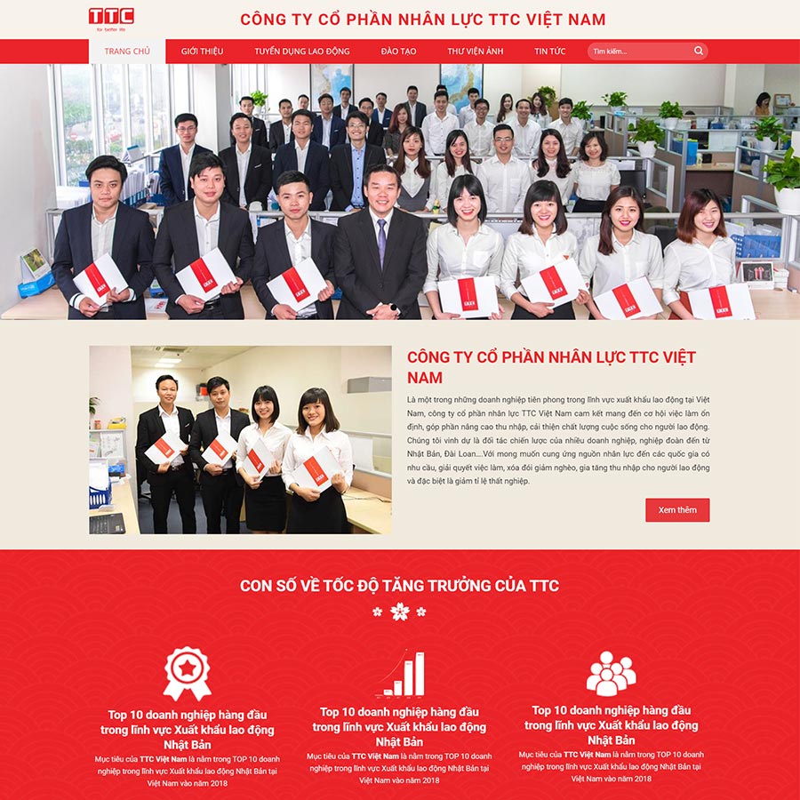 Thiết kế website xuất khẩu lao động 08