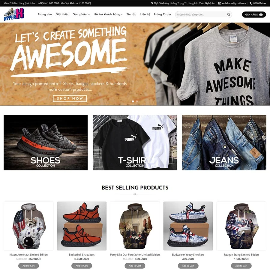 Thiết kế website thời trang 12