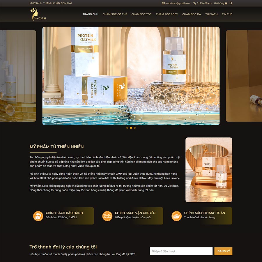 Thiết kế website mỹ phẩm 15