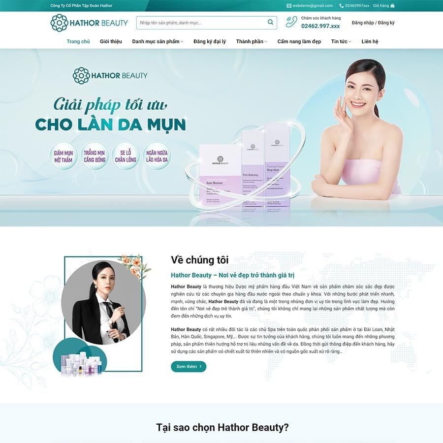 Thiết kế website mỹ phẩm 16
