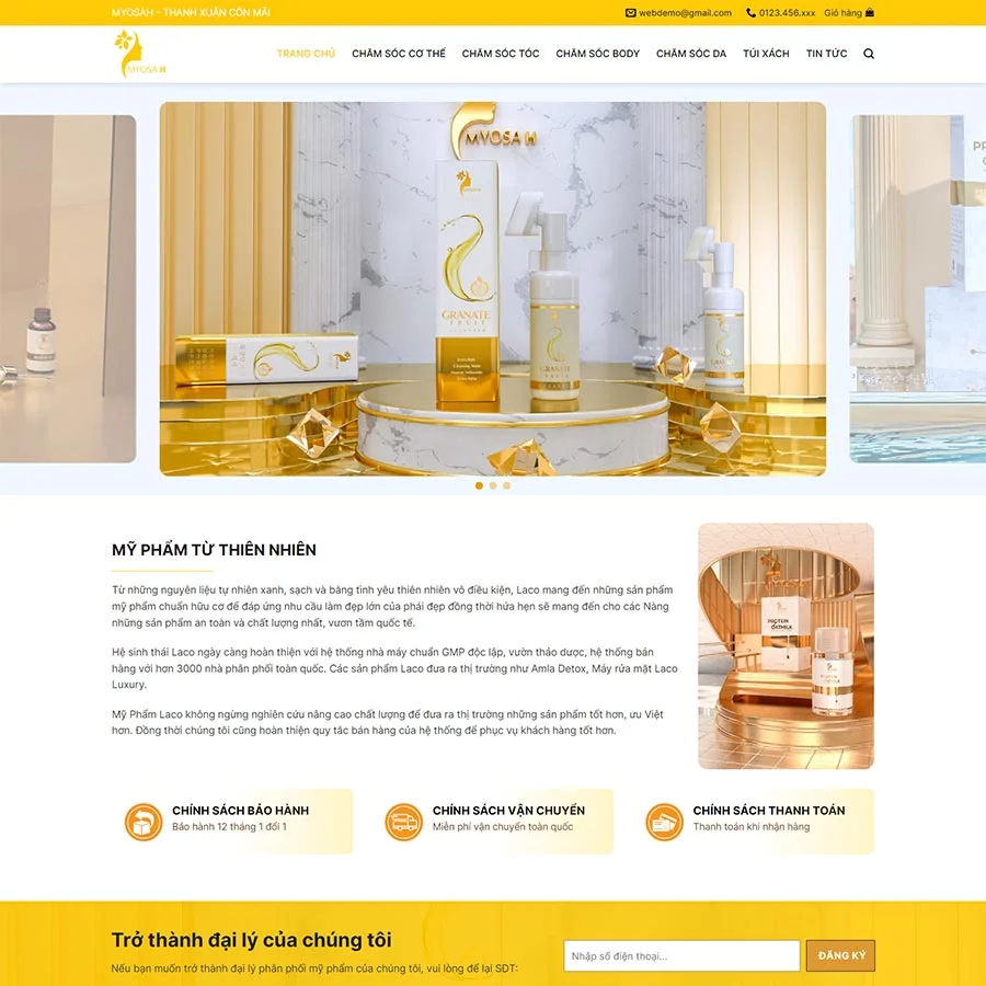 Thiết kế website mỹ phẩm 17